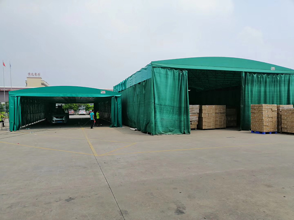 Mái che di động đẩy kéo