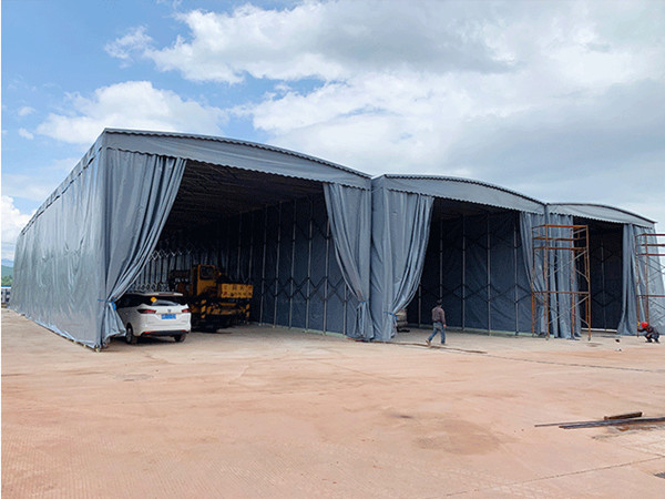 Mái che di động đẩy kéo