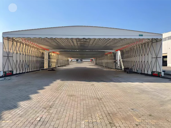 Mái che di động ray mặt đất